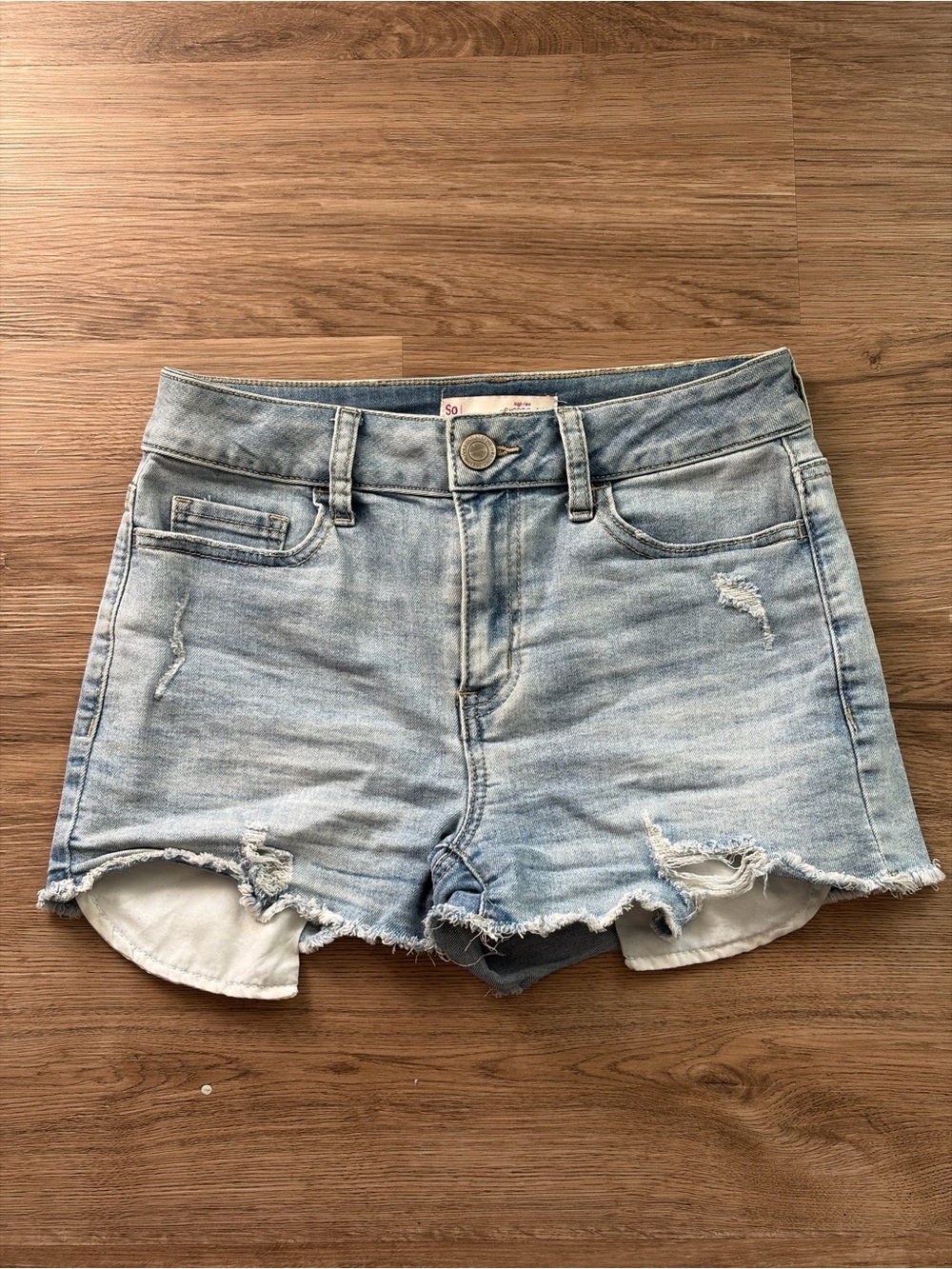 SO High-Rise Shortie Summer Denim Shorts